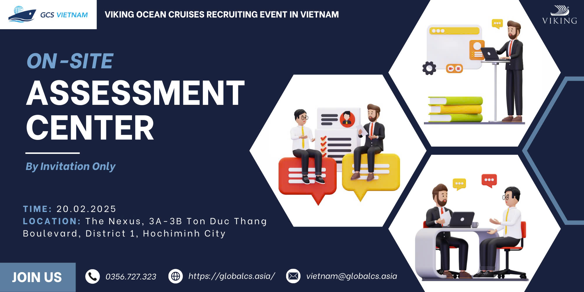 IMPORTANT ANNOUCEMENT: VIKING ASSESSMENT CENTER IN VIETNAM