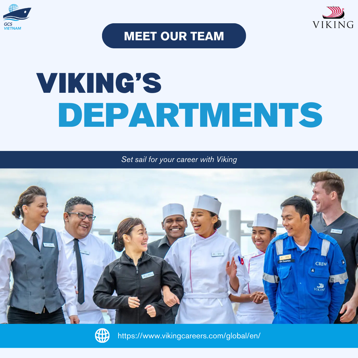 GCS'S PARTNER: VIKING CRUISES - Part 3: Viking's Departments